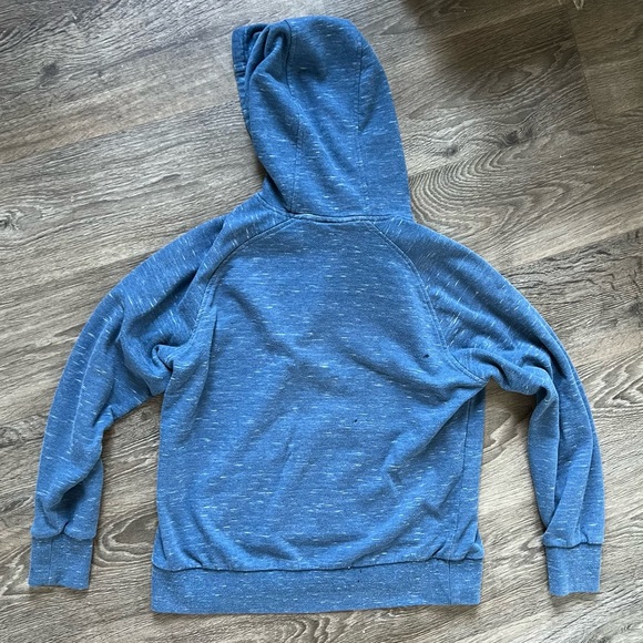 Ariat Women's REAL Logo Hoodie French Terry Cloth Blue size Medium - Picture 3 of 10